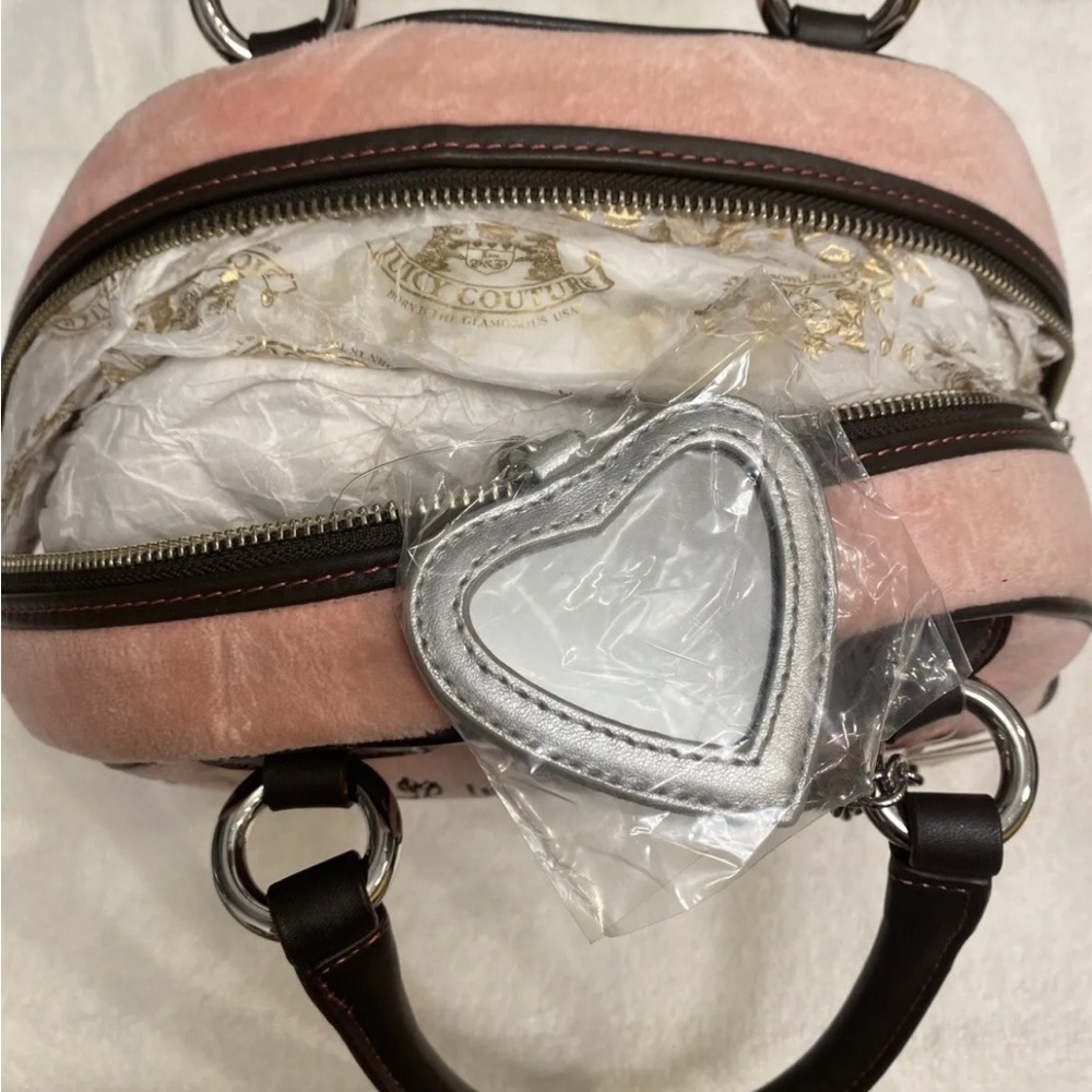 vintage juicy couture baby pink bowler bag with tags still attached - Picture 2 of 6